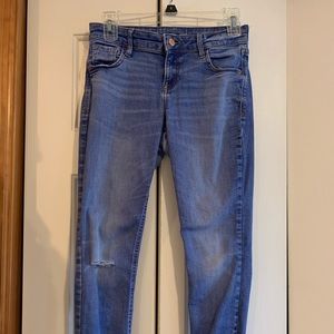 Old navy blue skinny jeans